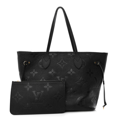Louis Vuitton Empreinte Monogram Giant Neverfull MM Black 1 of 10