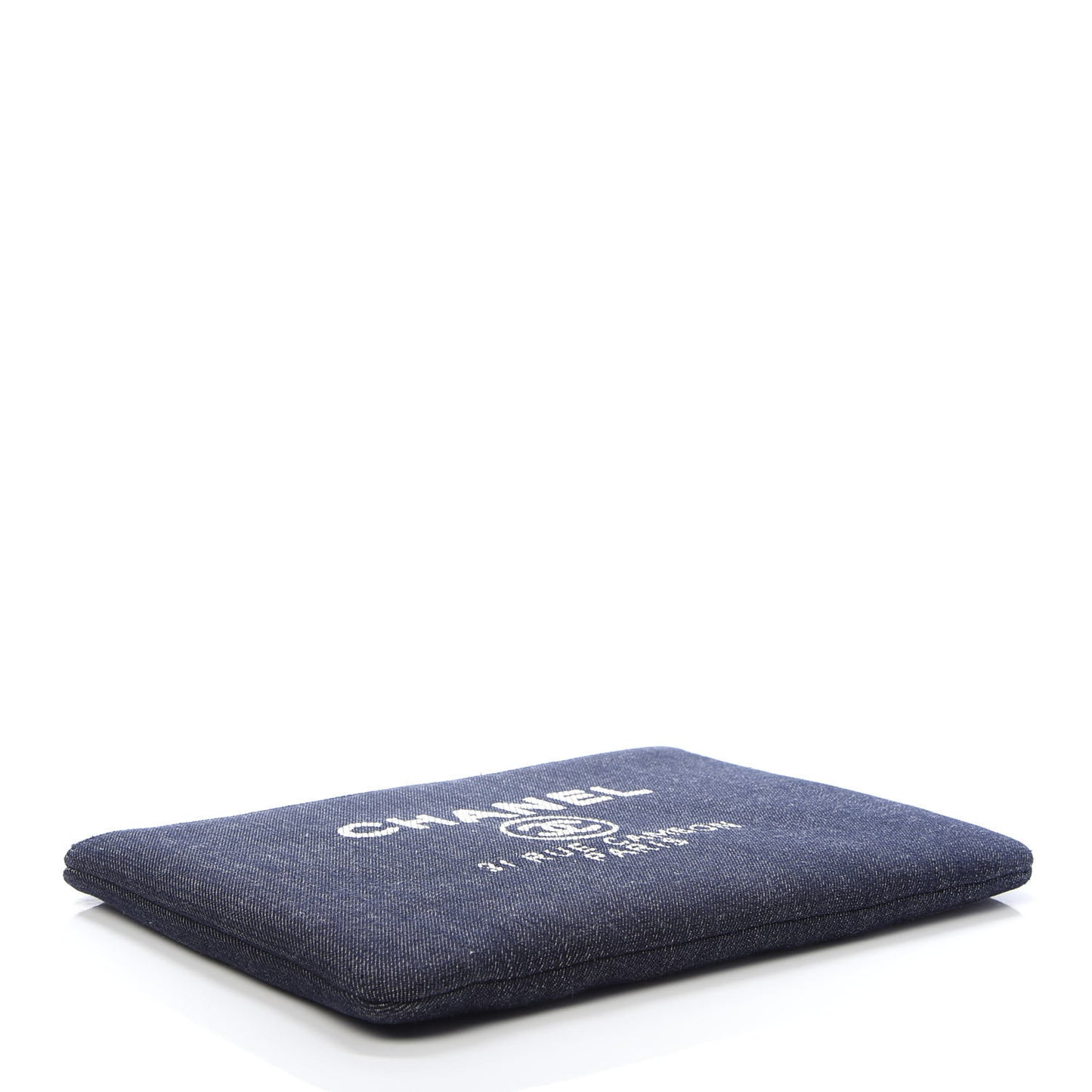 Denim Medium Deauville Pouch Dark Blue