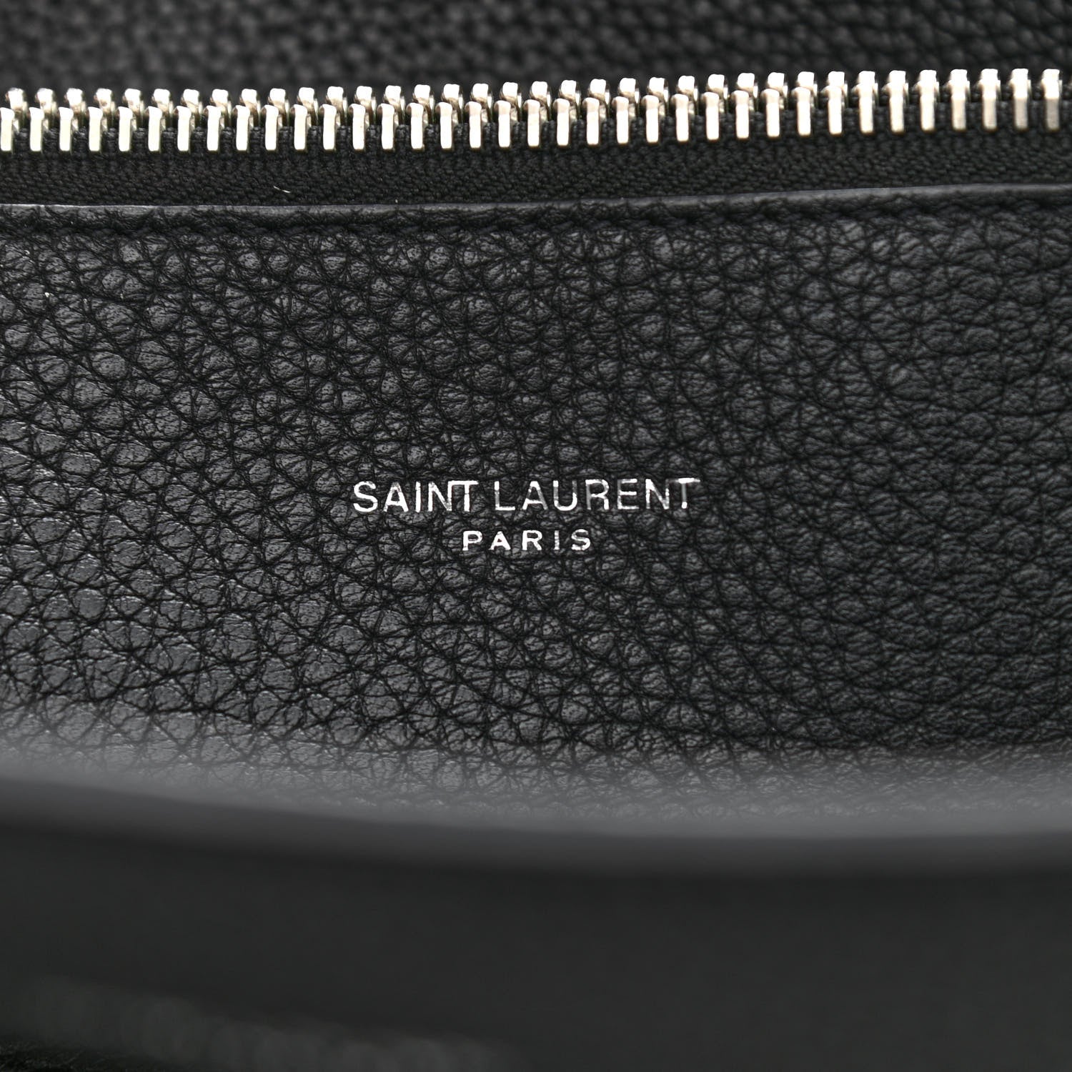 Saint Laurent Grained Calfskin Medium Souple Sac De Jour Black 7 of 12