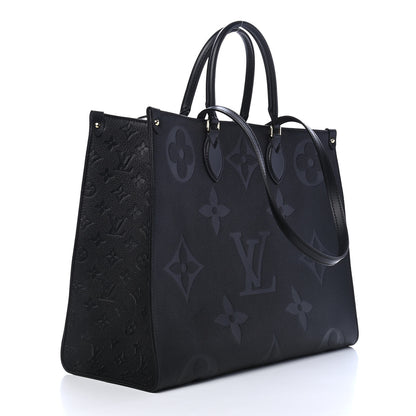 Louis Vuitton Empreinte Monogram Giant Onthego GM Black 2 of 8