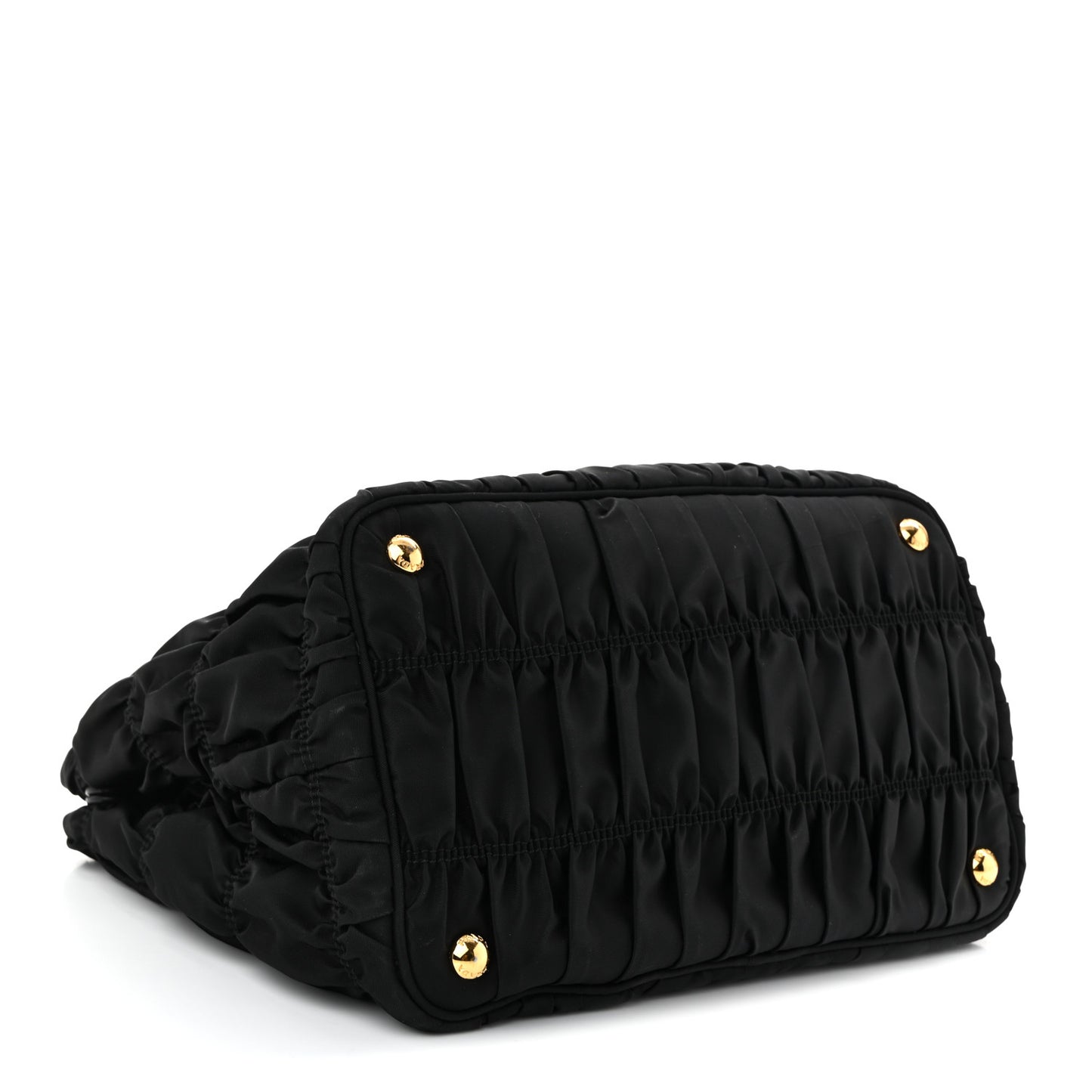 Tessuto Nylon Gaufre Tote Black