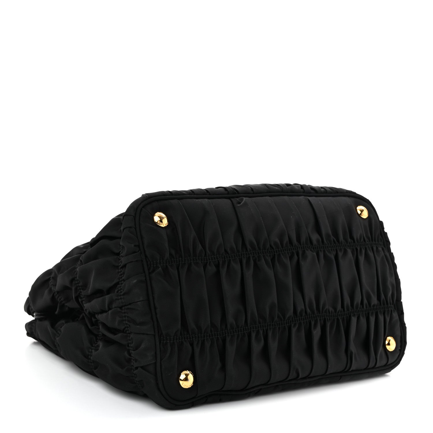 Prada Tessuto Nylon Gaufre Tote Black 4 of 10