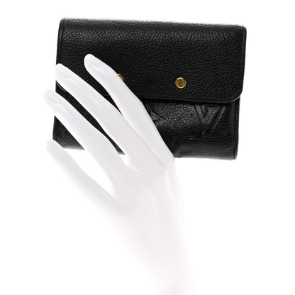 Louis Vuitton Empreinte Pont-Neuf Compact Wallet Black 2 of 7
