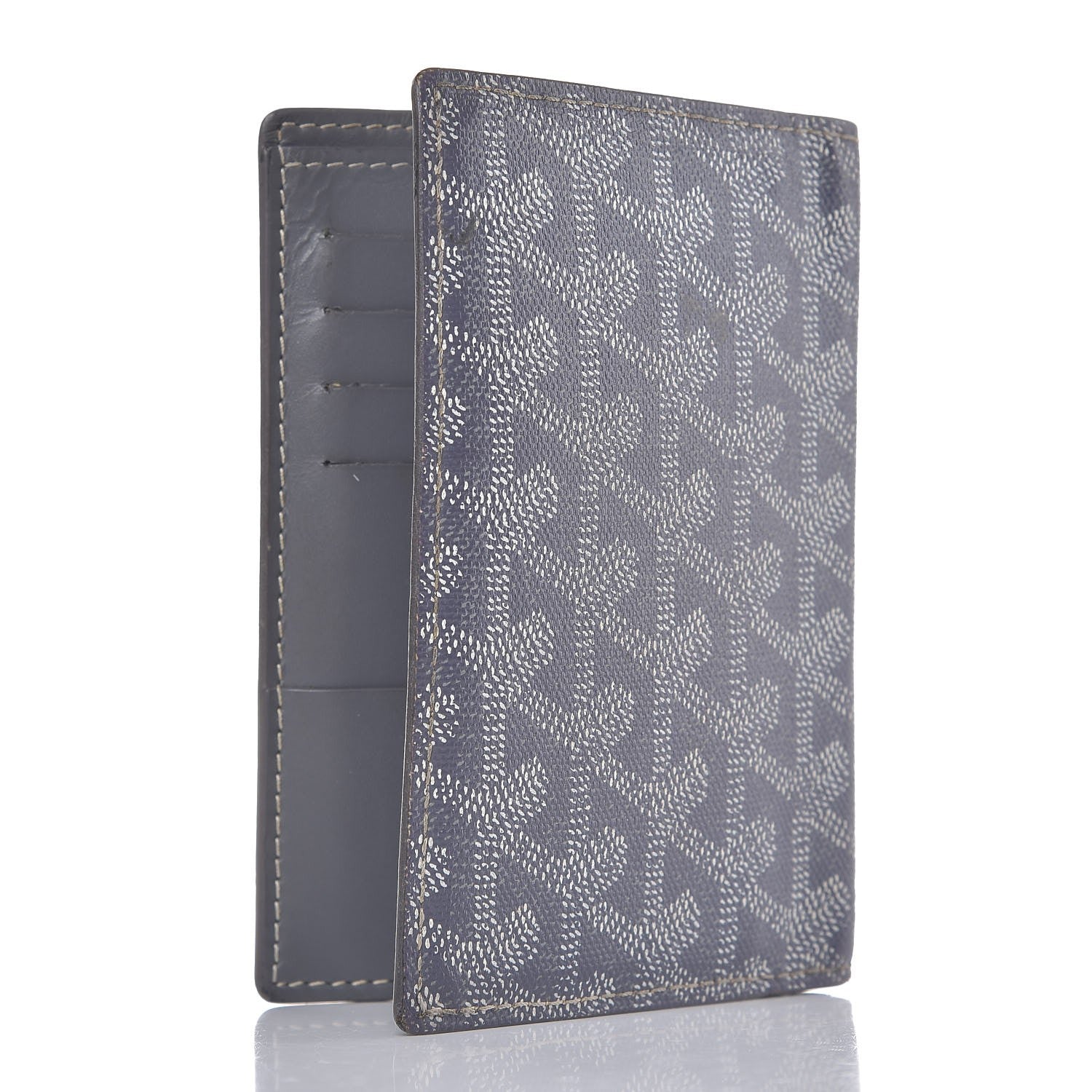 Goyard Goyardine Passport Wallet Grey 3 of 8