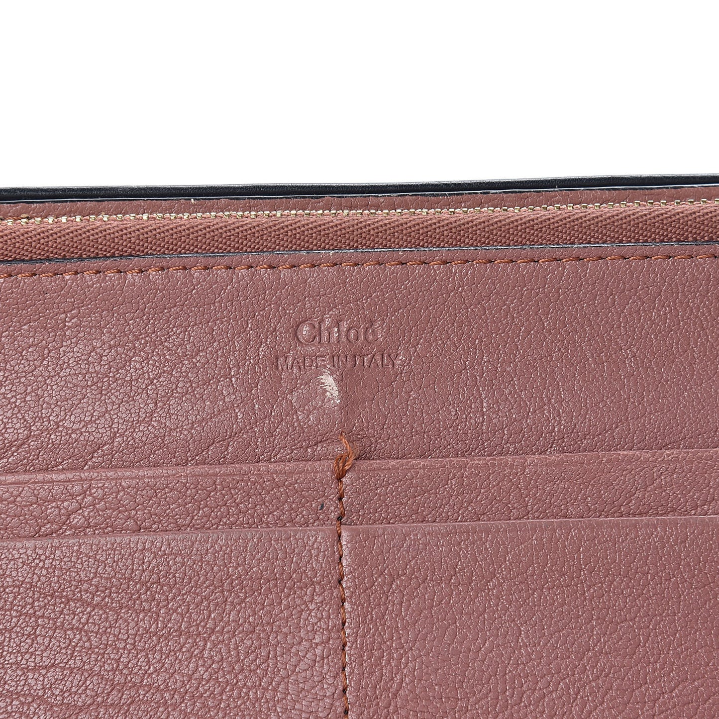 Grained Calfskin Portefeuille Wallet Romantic Mauve