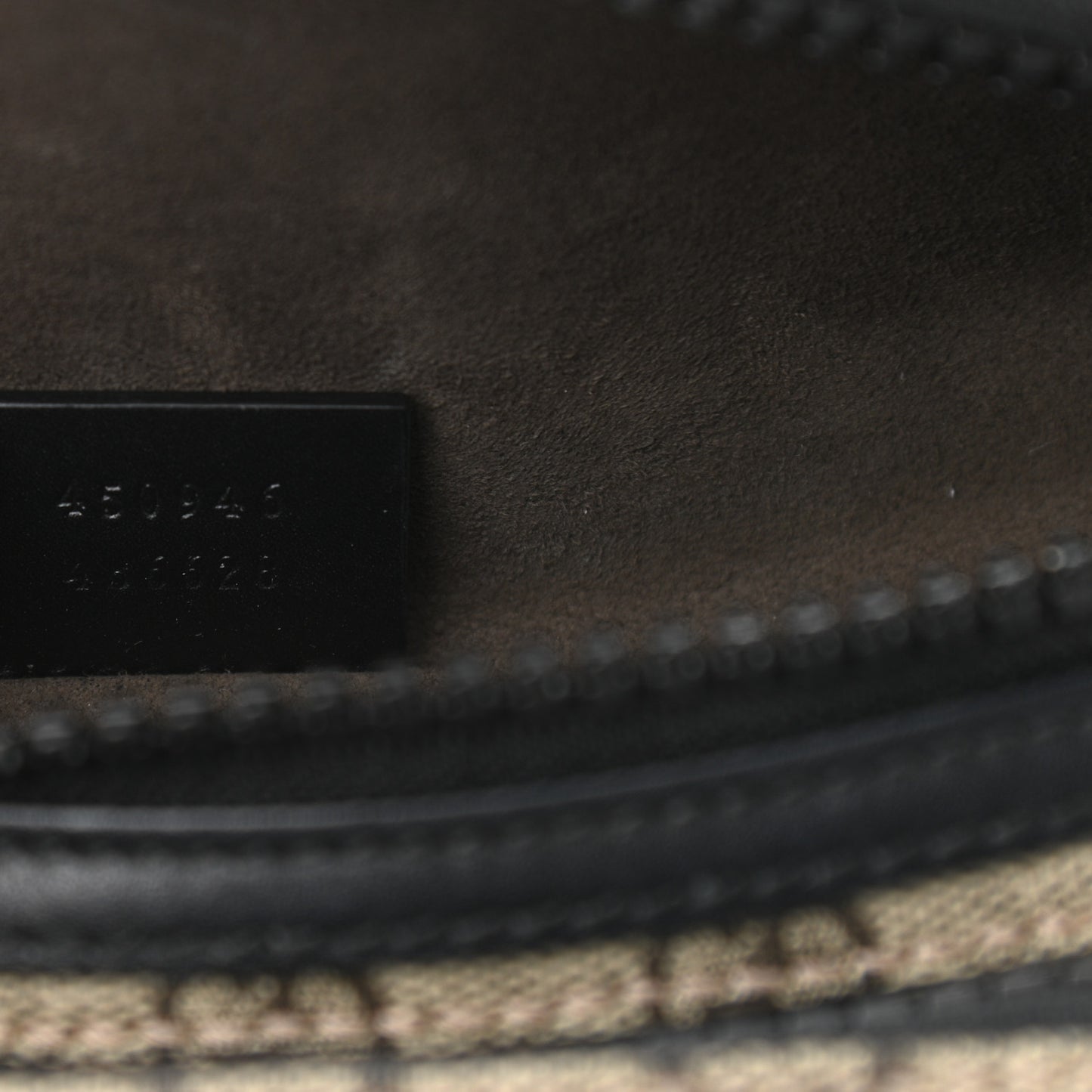 GG Supreme Monogram Belt Bag Black