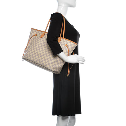 Louis Vuitton Damier Azur Neverfull MM 2 of 25