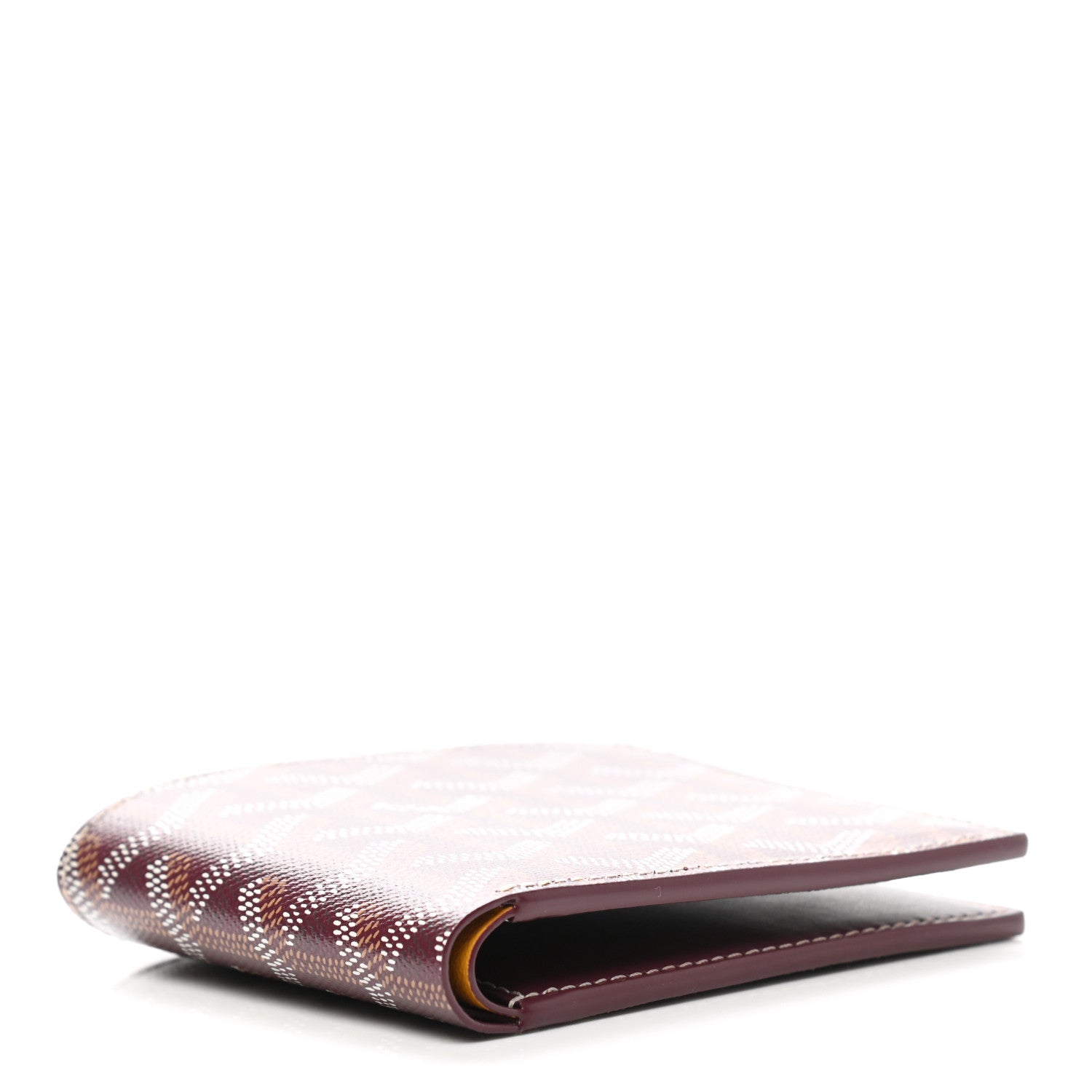Goyard Goyardine Bi-Fold Victoire PM Wallet Burgundy 4 of 8