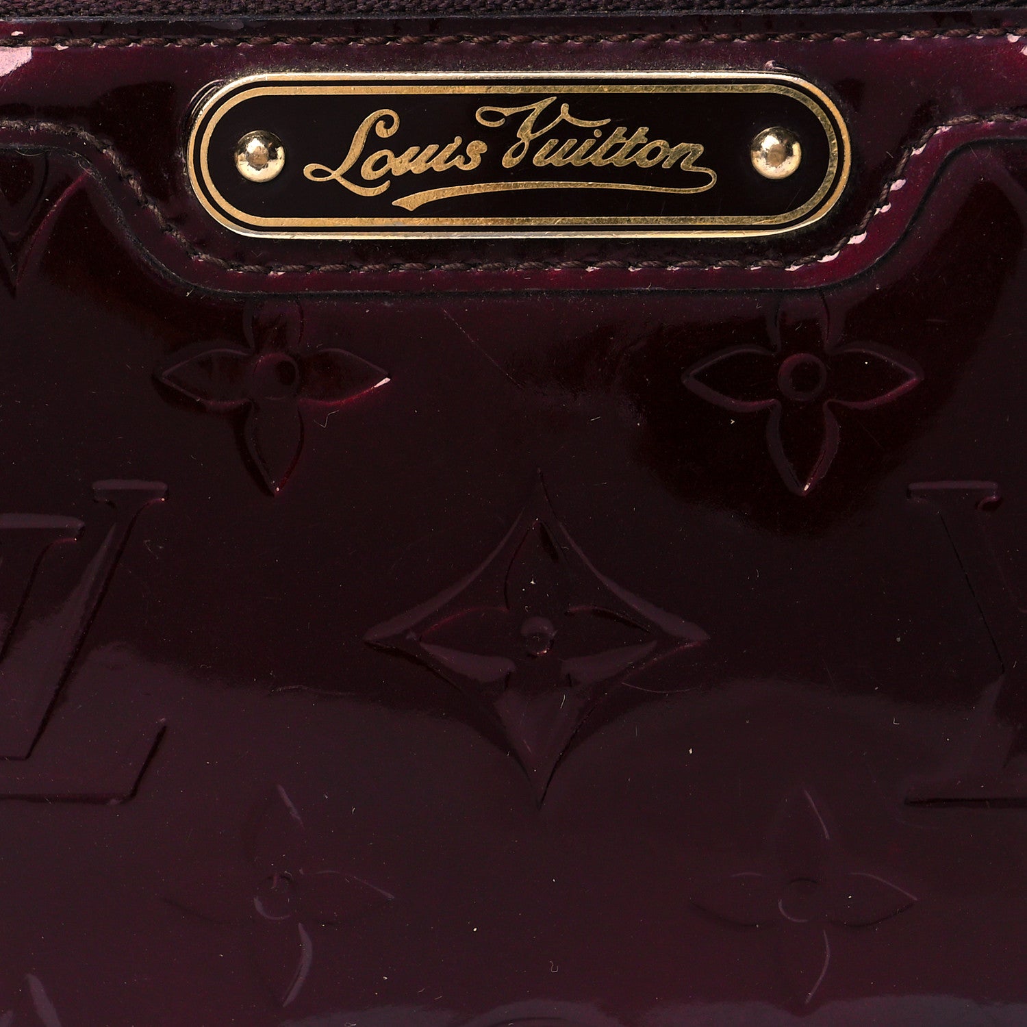 Louis Vuitton Vernis Key Pouch Amarante 7 of 9