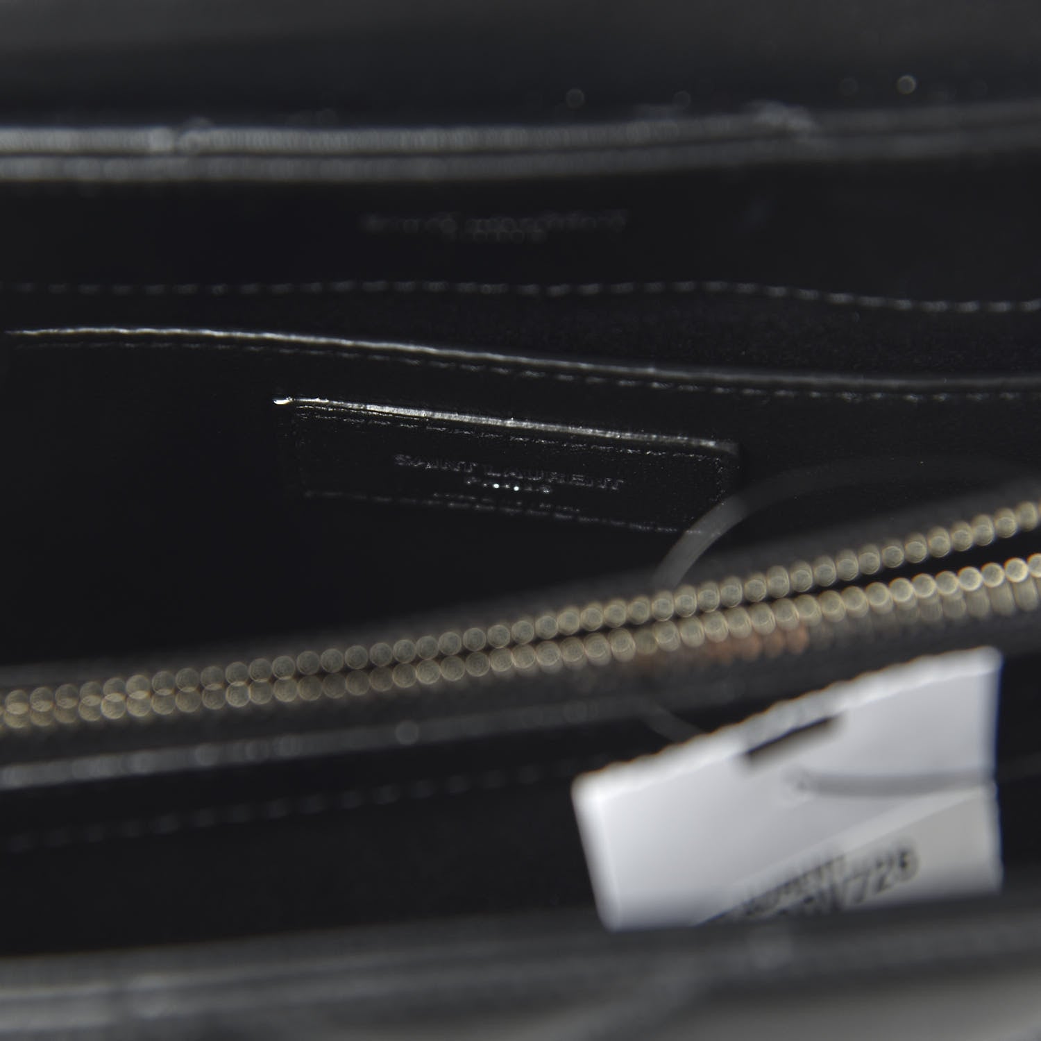 Saint Laurent Calfskin Y Quilted Monogram Small Loulou Chain Satchel Black 8 of 9