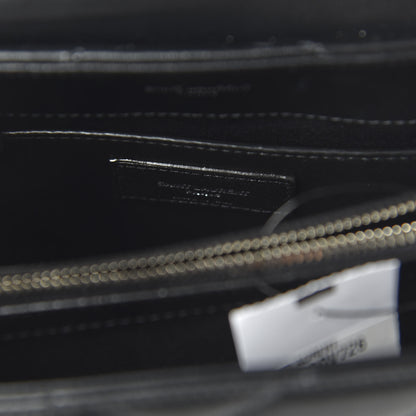 Saint Laurent Calfskin Y Quilted Monogram Small Loulou Chain Satchel Black 8 of 9