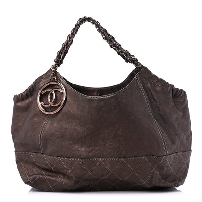 Chanel Metallic Calfskin Baby Coco Cabas Bronze 1 of 11