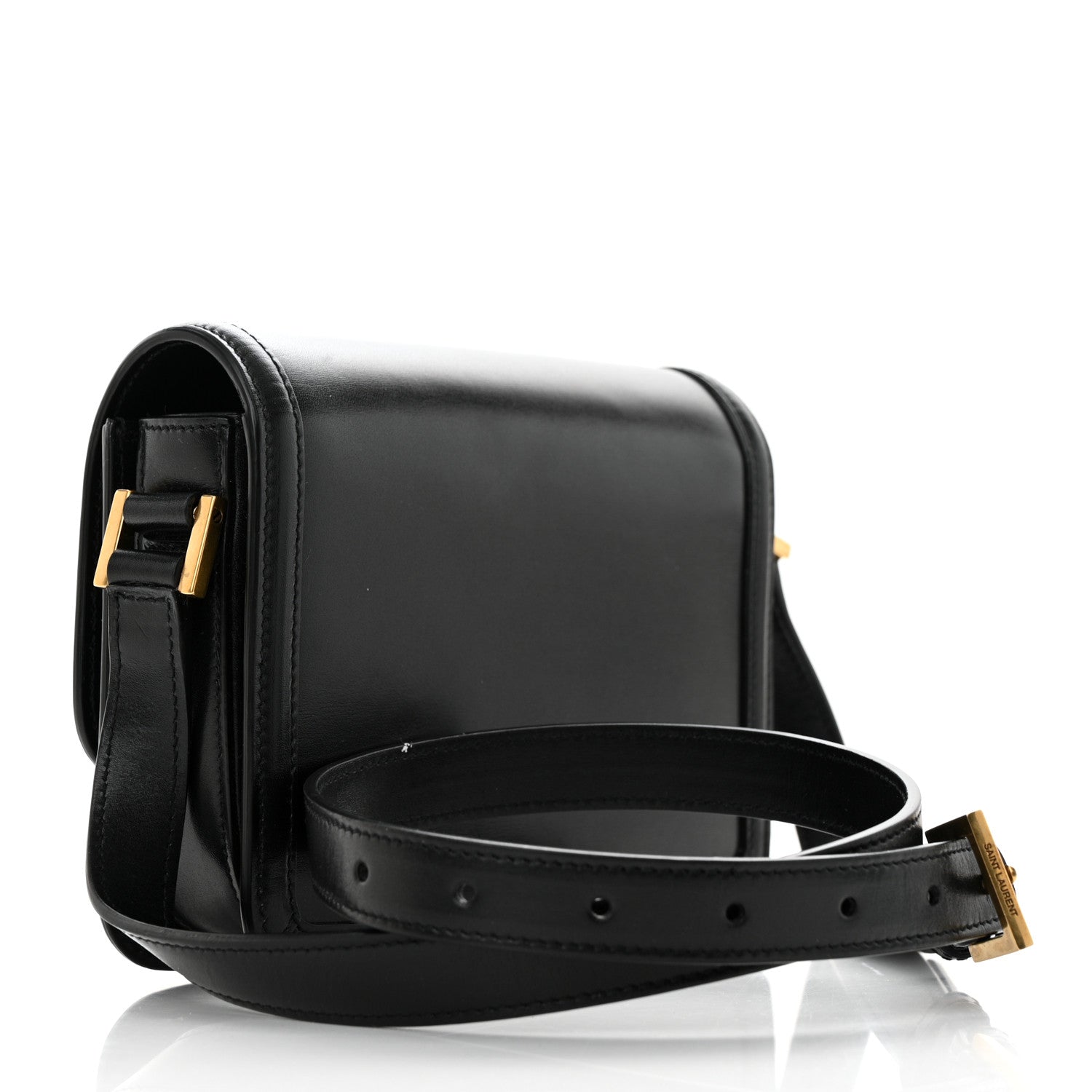 Saint Laurent Smooth Calfskin Small Solferino Satchel Black 2 of 12