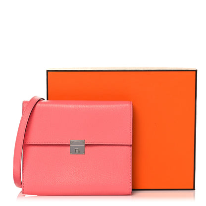 Hermes Chevre Mysore Clic 16 Wallet Rose Ete 11 of 11