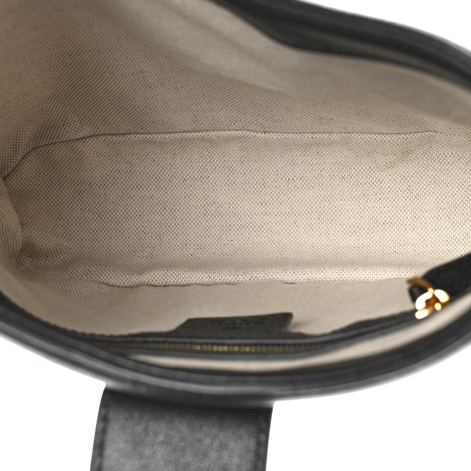 Gucci Wonka Grain Calfskin GG Monogram Debossed Small Padlock Shoulder Bag Black 5 of 9