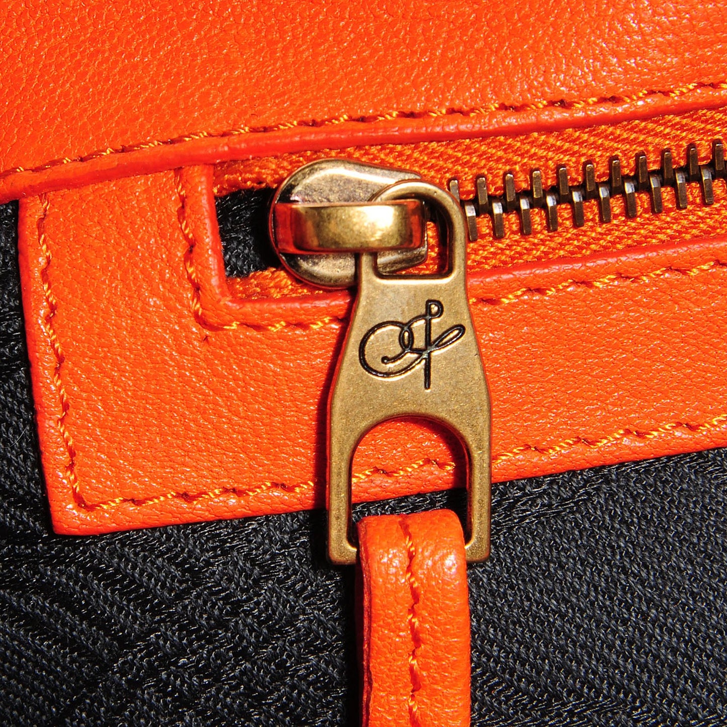 Lambskin PS1 Medium Satchel Orange