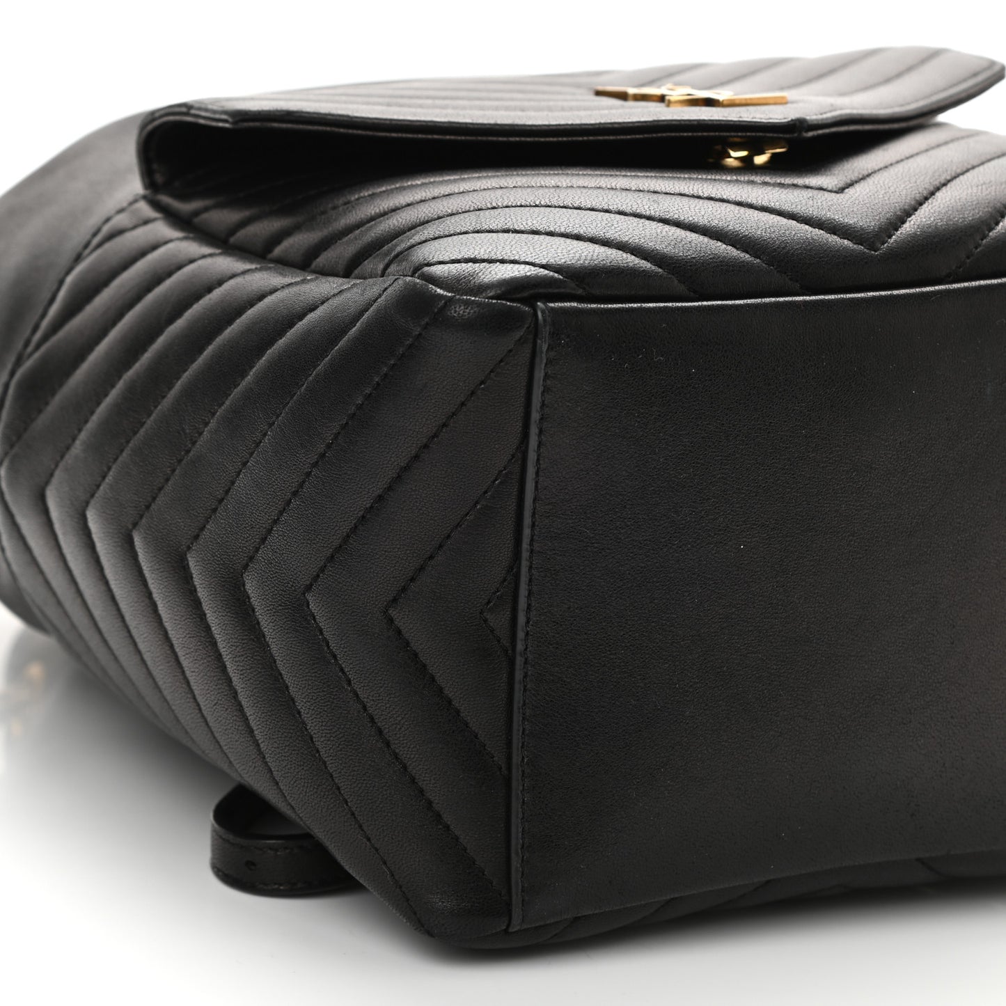 Lambskin Matelasse Monogram Joe Backpack Black