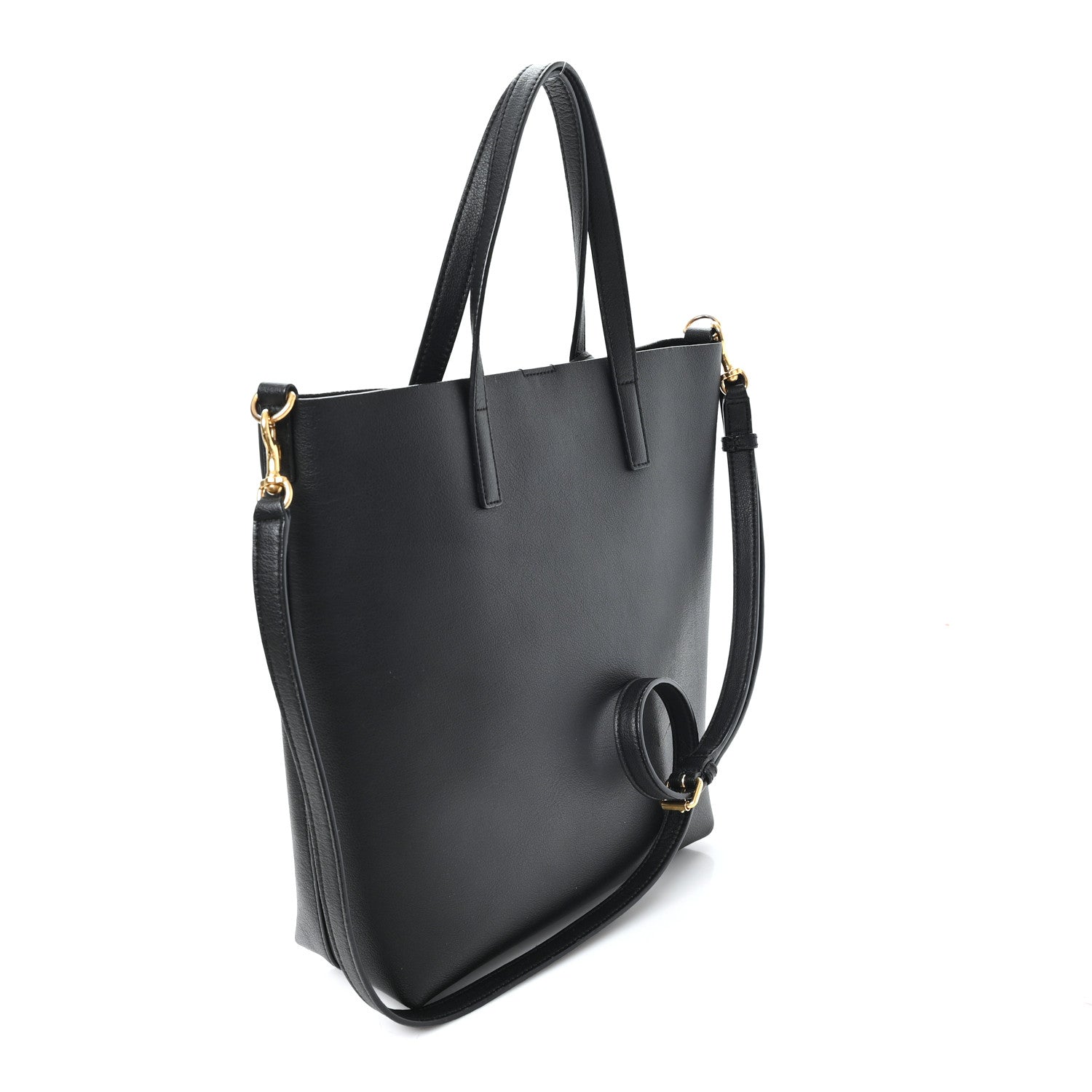 Saint Laurent Calfskin Toy Shopping Tote Black 3 of 13