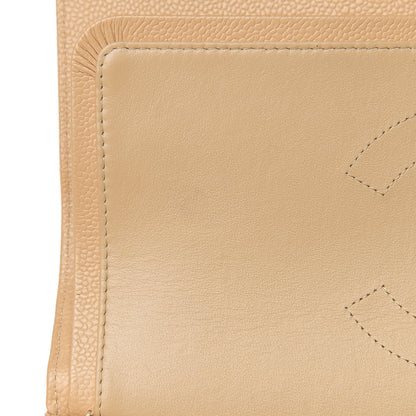 Chanel Caviar Quilted Jumbo Double Flap Beige Clair 8 of 12