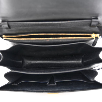 Celine Liege Calfskin Medium Classic Box Flap Bag Black 5 of 18