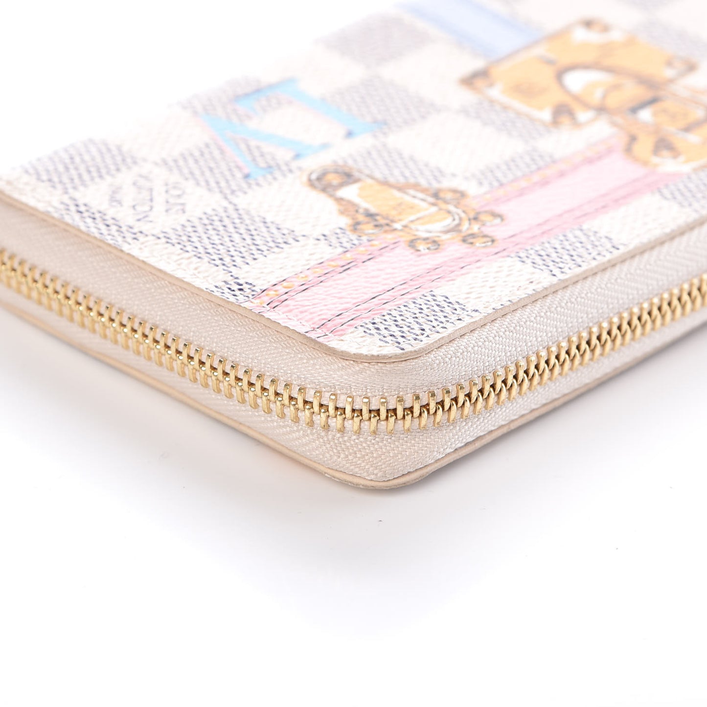 Damier Azur Summer Trunks Clemence Wallet