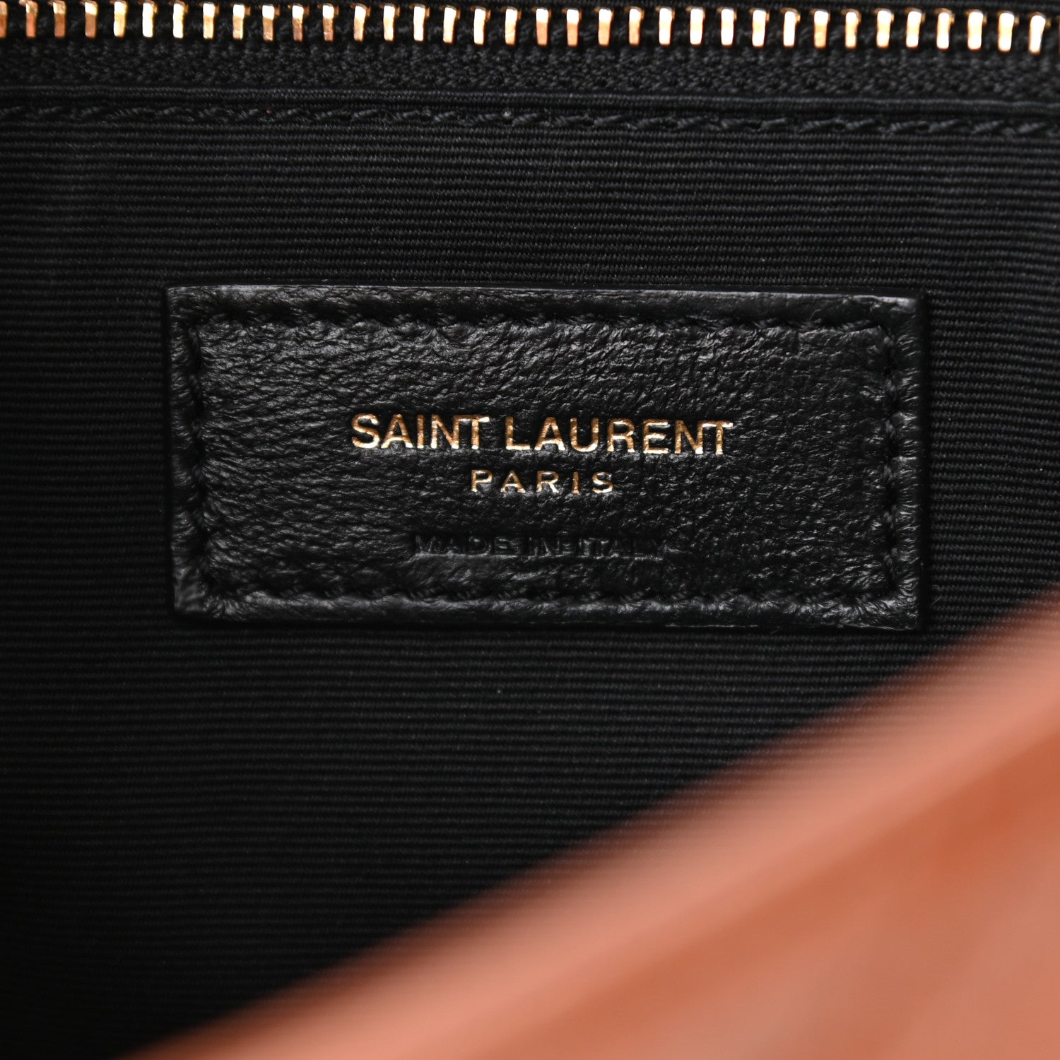 Saint Laurent Crinkled Calfskin Matelasse Monogram Medium Niki Chain Satchel Natural Tan 5 of 8