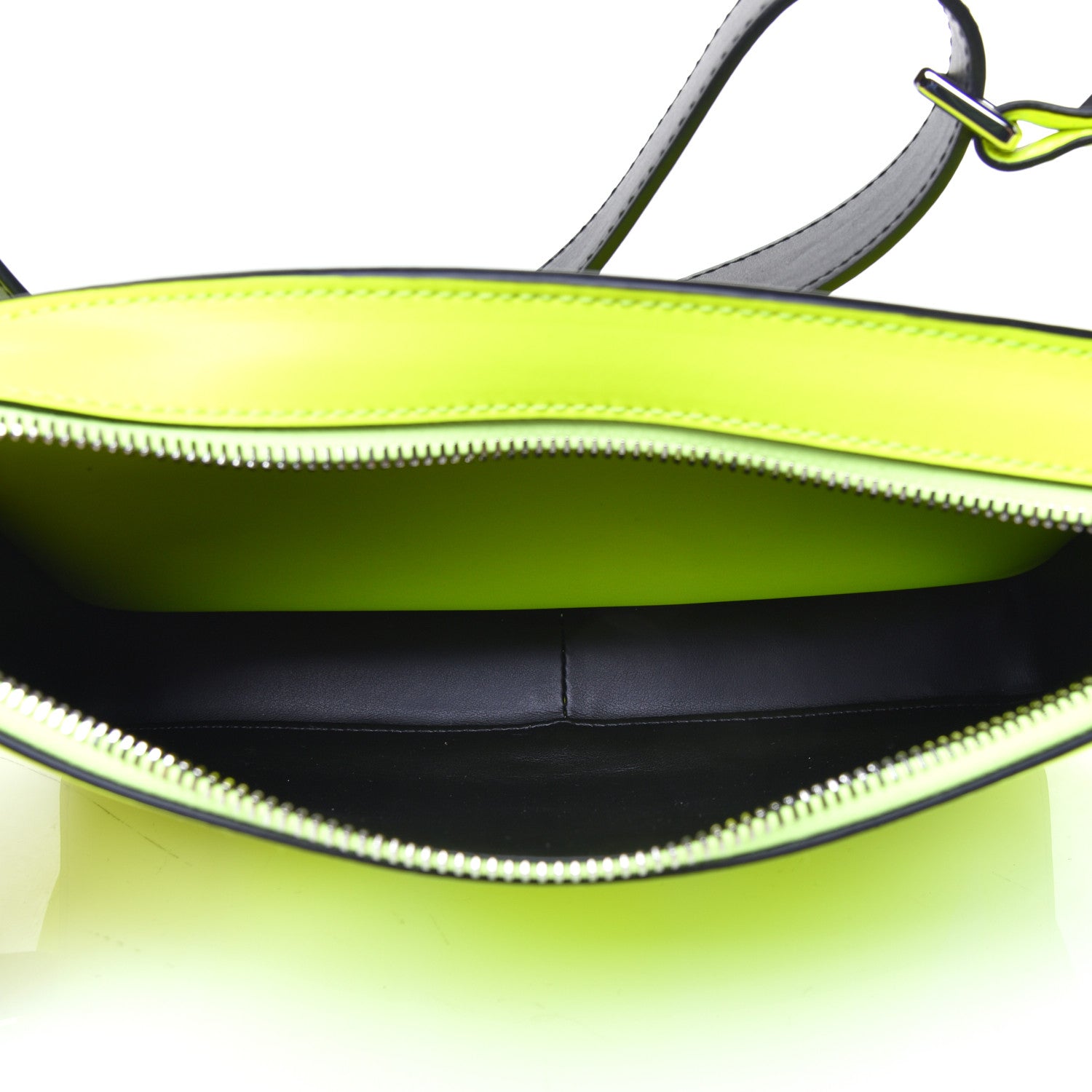 Valentino Garavani Calfskin VLTN Belt Bag Fluo Yellow 5 of 9