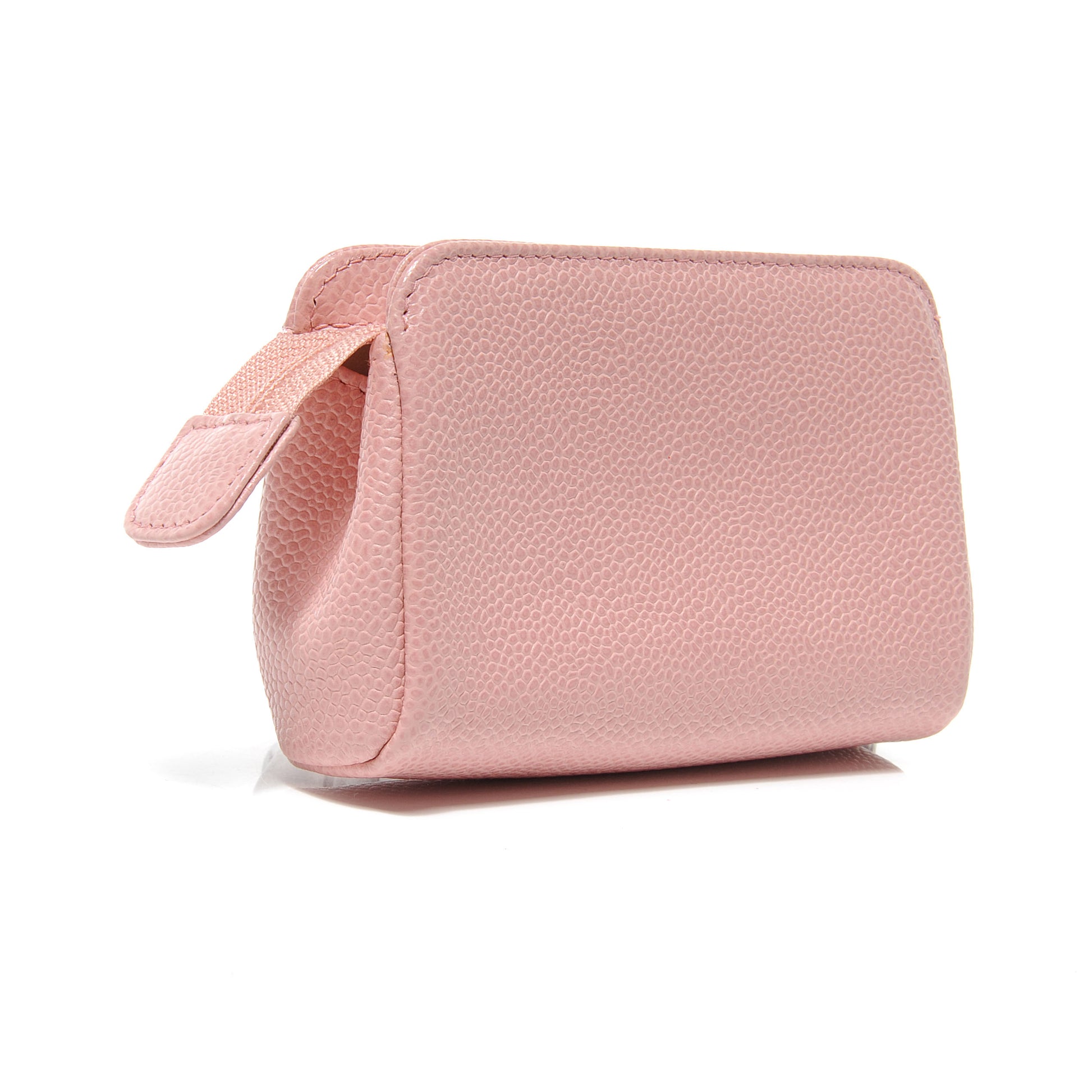 Chanel Caviar CC Small Cosmetic Pouch Pink 3 of 8