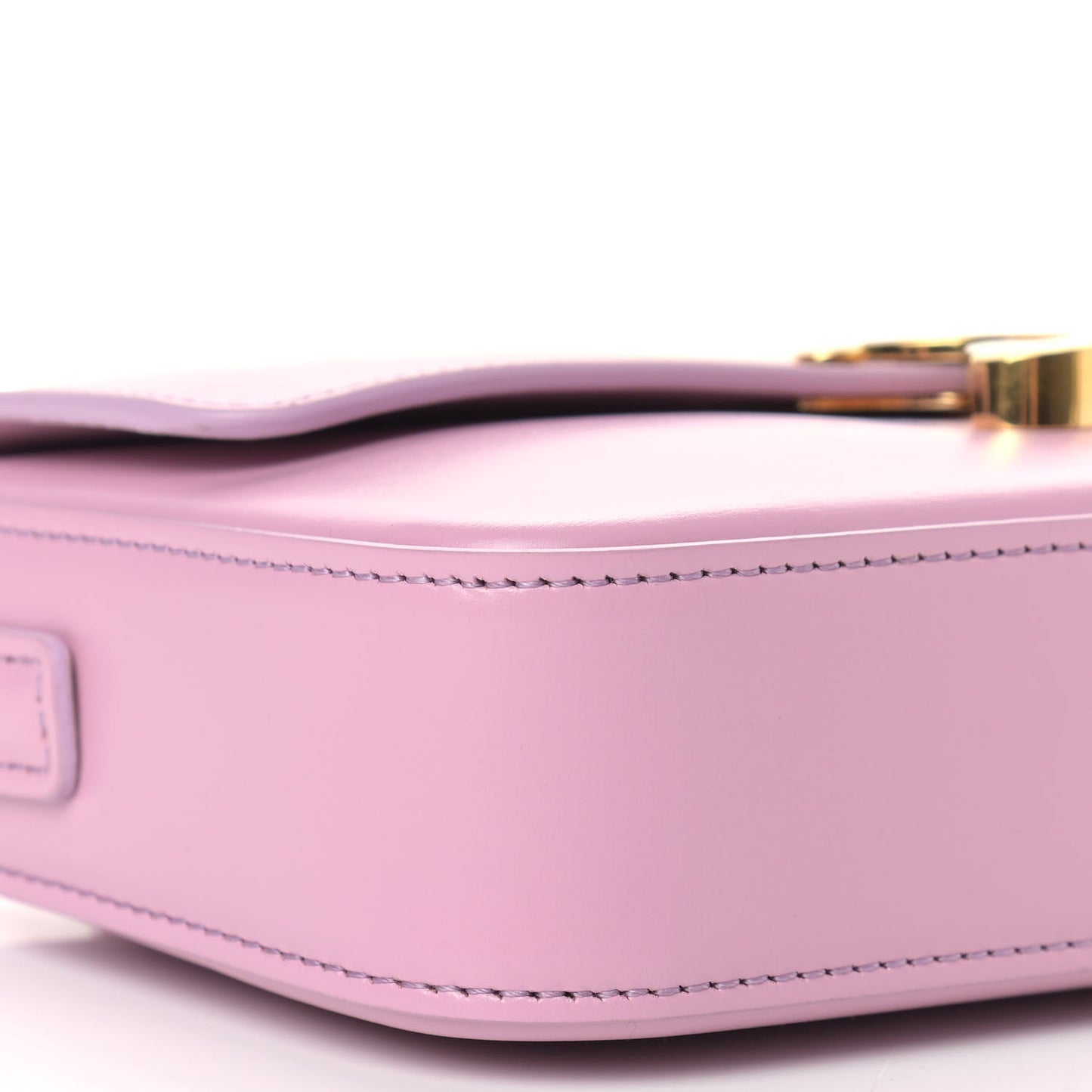 Shiny Calfskin Triomphe Shoulder Bag Rose Quartz