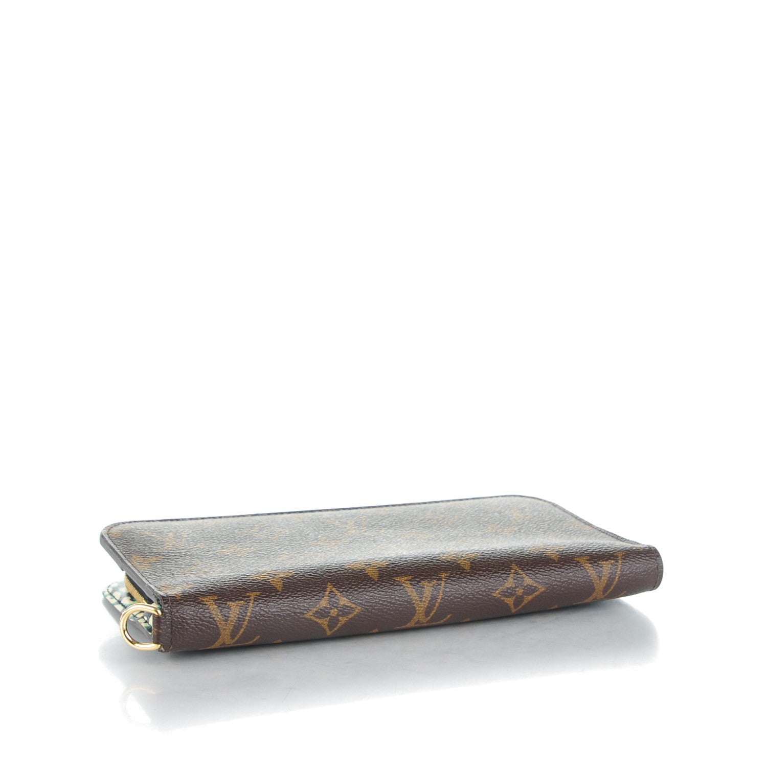 Louis Vuitton Monogram Leopard Insolite Wallet Blue Infini 4 of 7