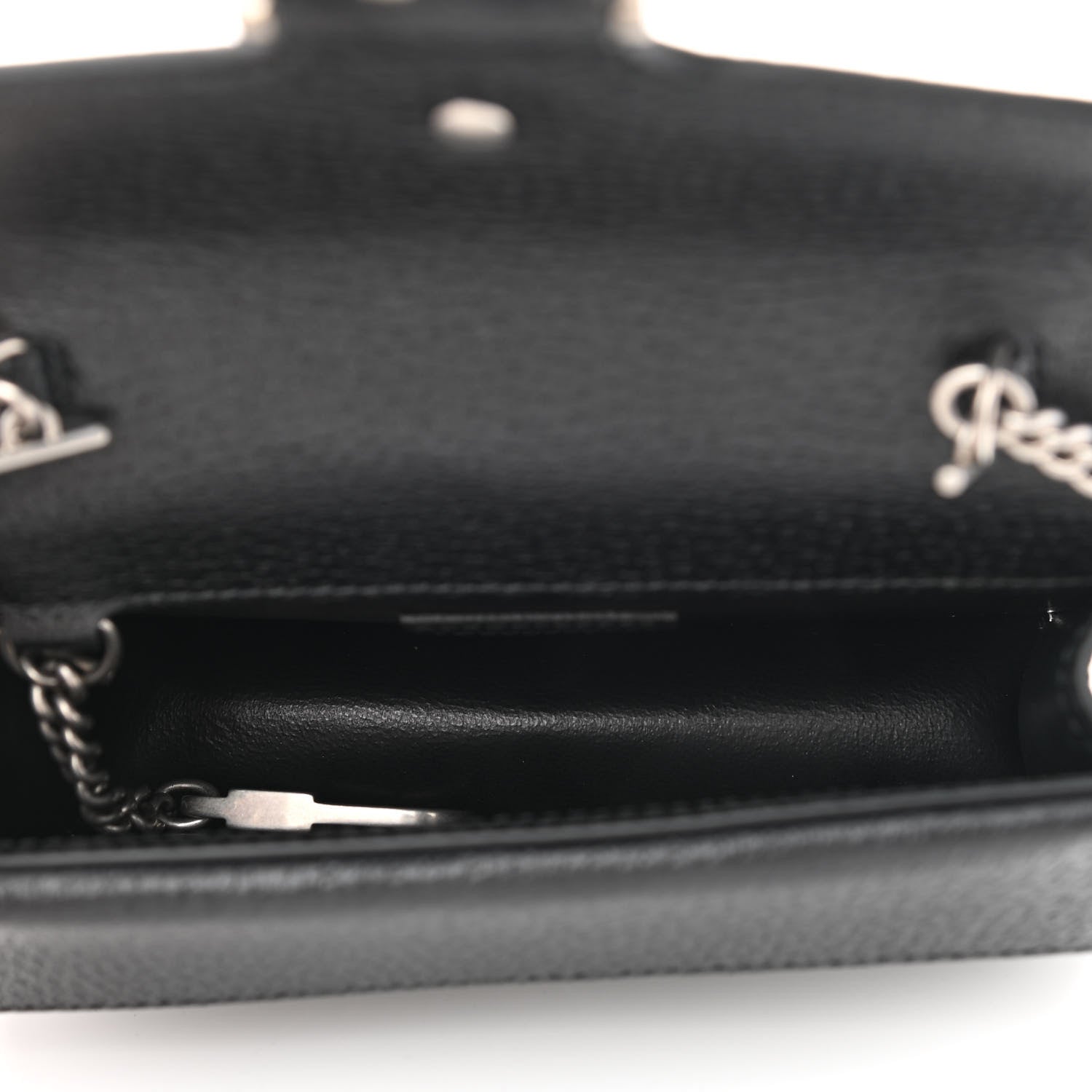 Gucci Jacquard Black Denim GG Monogram Super Mini Dionysus Shoulder Bag Black Ivory 5 of 10