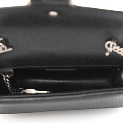 Gucci Jacquard Black Denim GG Monogram Super Mini Dionysus Shoulder Bag Black Ivory 5 of 10