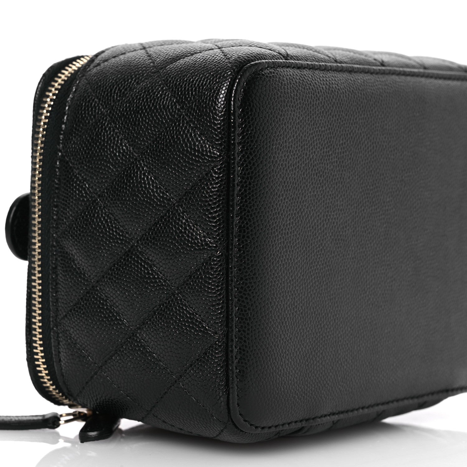 Chanel Caviar Quilted Jewelry Box Black 9 of 10