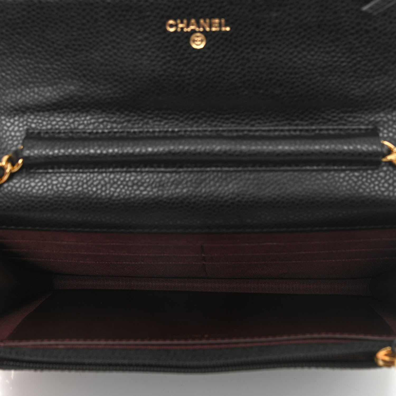 Chanel Caviar Quilted Wallet On Chain WOC Black 5 of 11