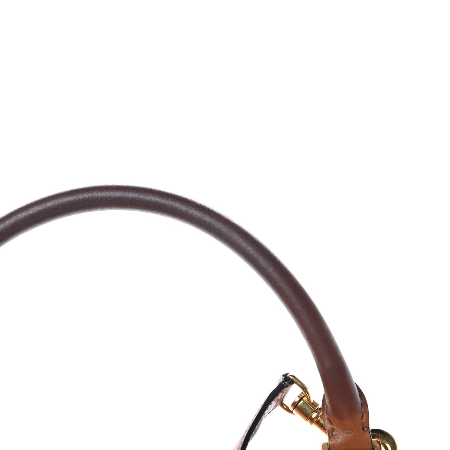 Smooth Calfskin Suede Medium Trapeze Tan