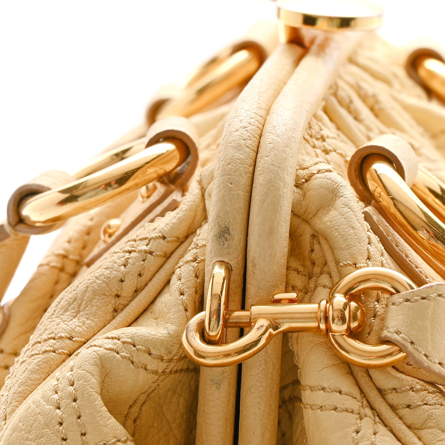 Marc Jacobs Calfskin Quilted Stam Light Yellow 14 of 19