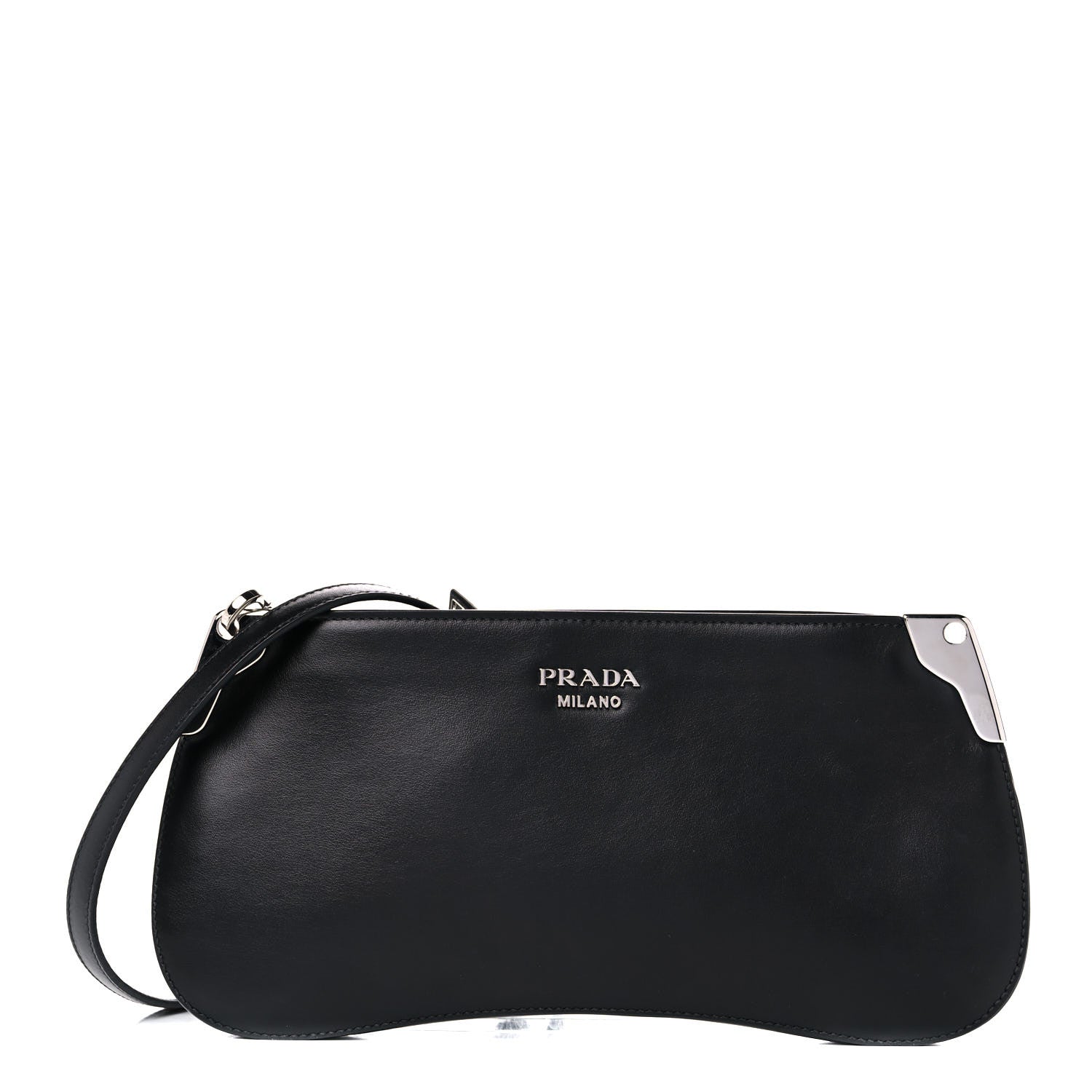 Prada City Calfskin Sidonie Crossbody Bag Black 1 of 15