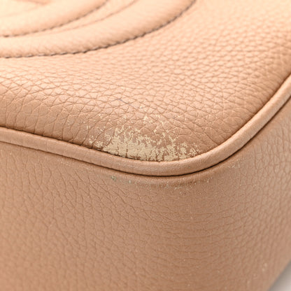 Gucci Pebbled Calfskin Small Soho Disco Bag Camelia 11 of 12