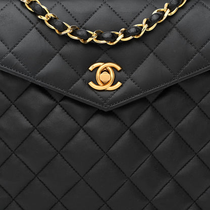 Chanel Lambskin Quilted Single Flap Black 9 of 14