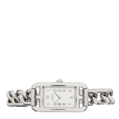 Hermes Stainless Steel 17mm Nantucket Quartz Watch 3 of 5