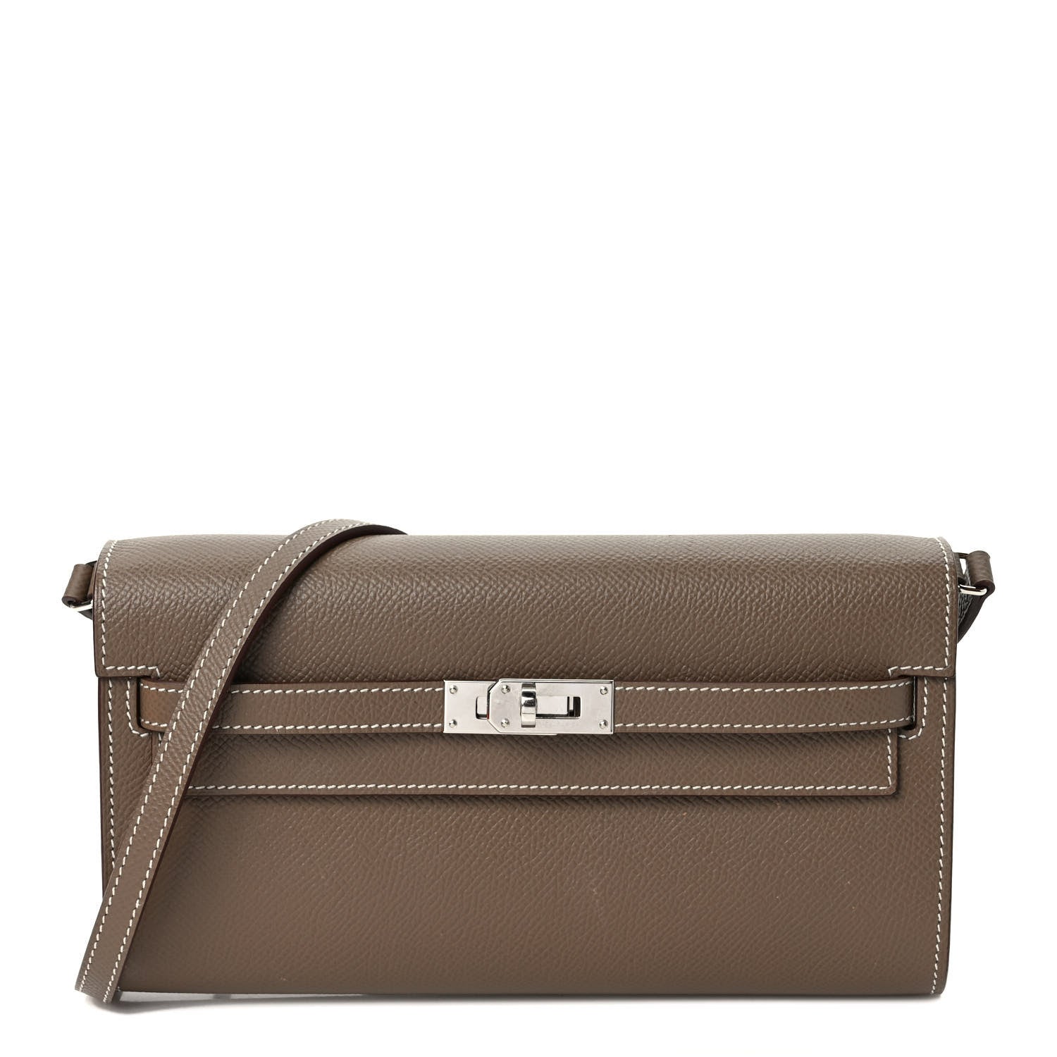 Hermes Epsom Kelly Wallet To Go Etoupe 1 of 9