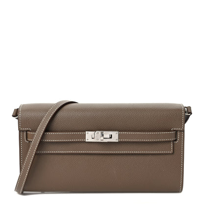 Hermes Epsom Kelly Wallet To Go Etoupe 1 of 9