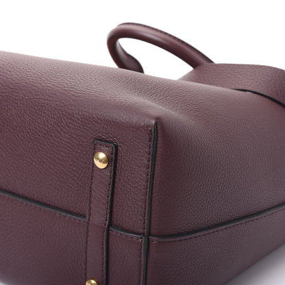 Burberry Soft Grain Calfskin Medium Belt Bag Deep Claret 8 of 10