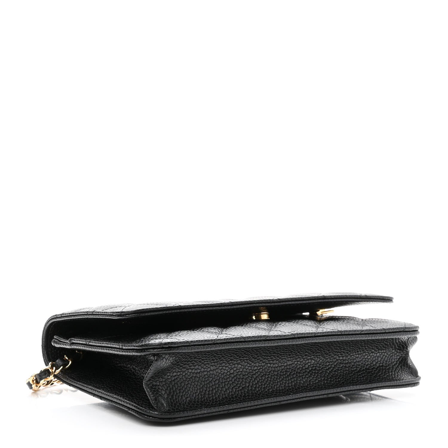 Chanel Caviar Quilted Wallet On Chain WOC Black 4 of 12