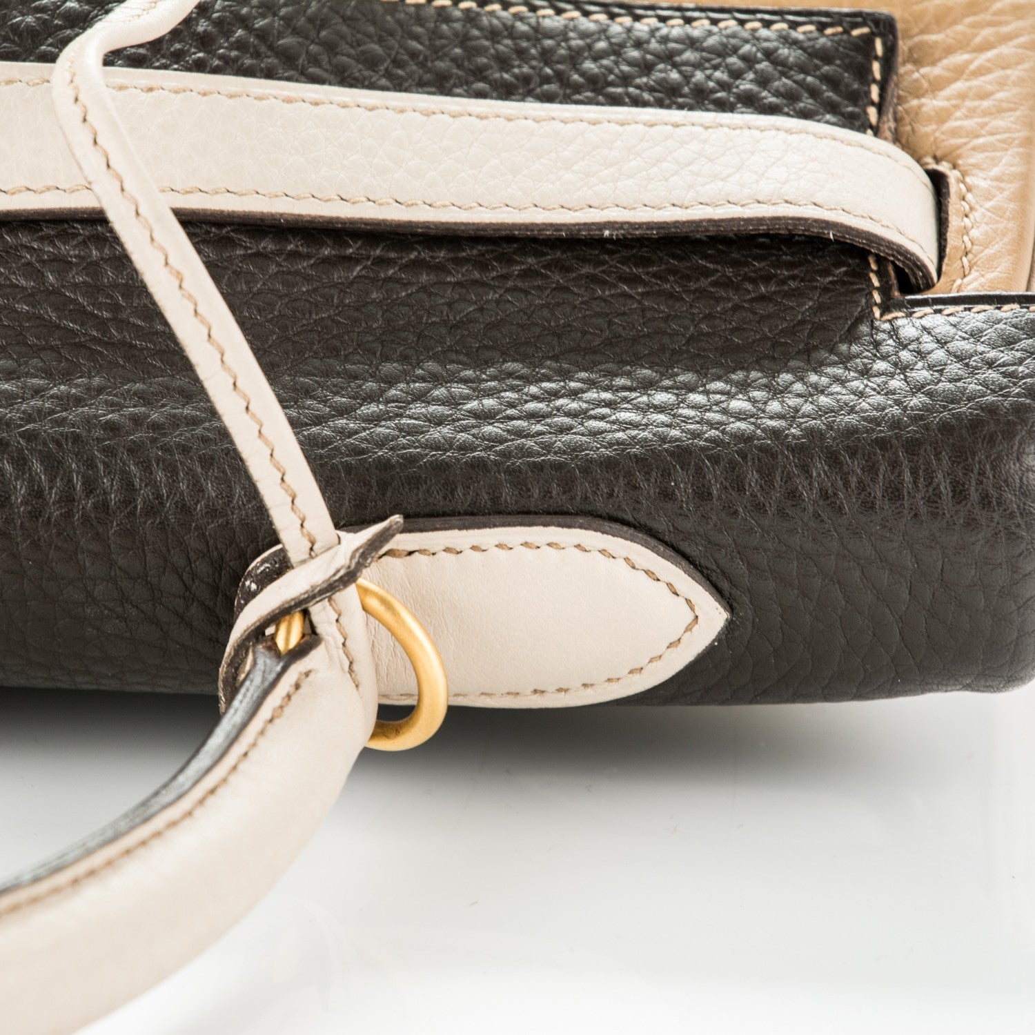 Hermes Taurillon Clemence Tri-Color Kelly Retourne 35 Tabac Camel Ebene Parchemin 13 of 26