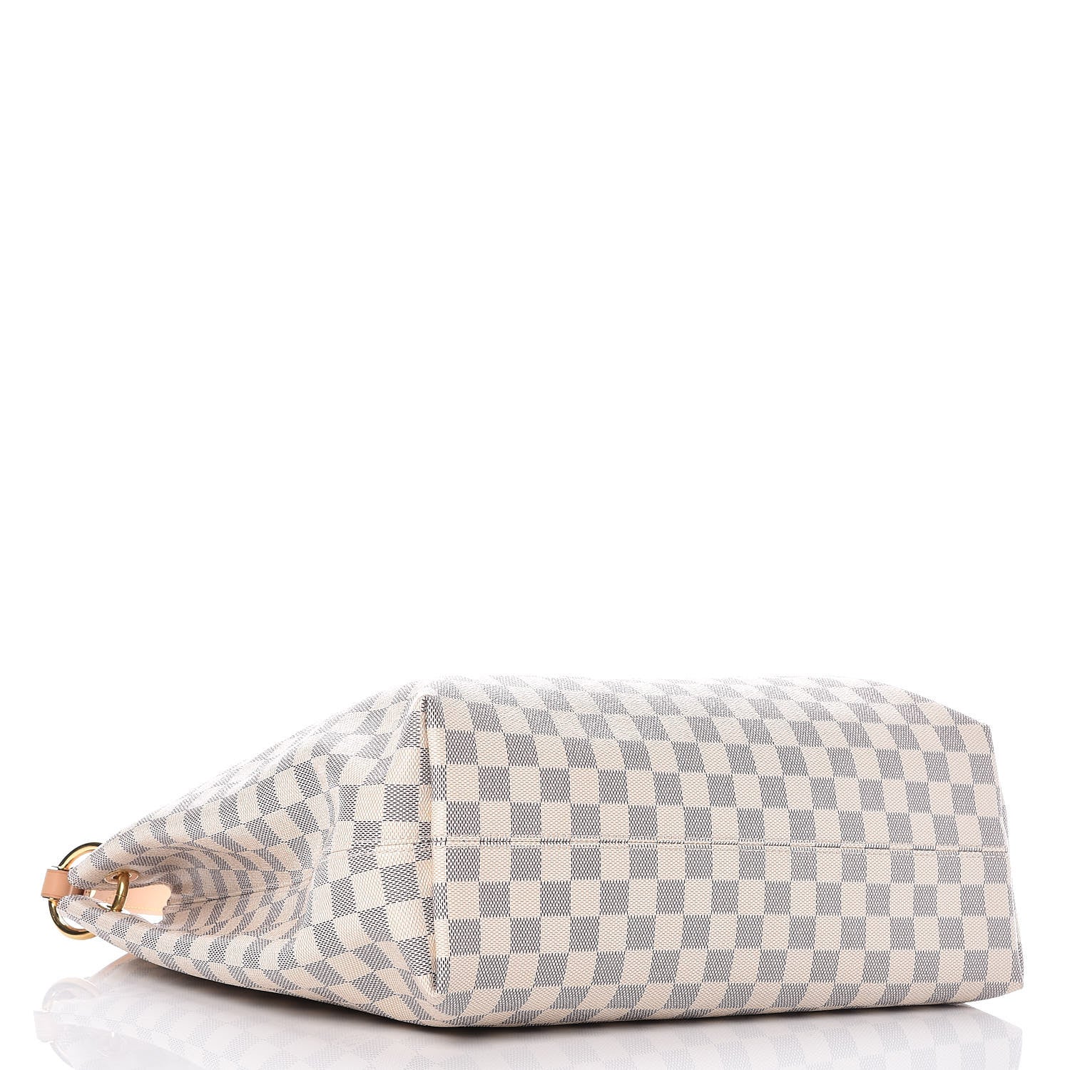 Louis Vuitton Damier Azur Graceful MM Rose Ballerine 4 of 12