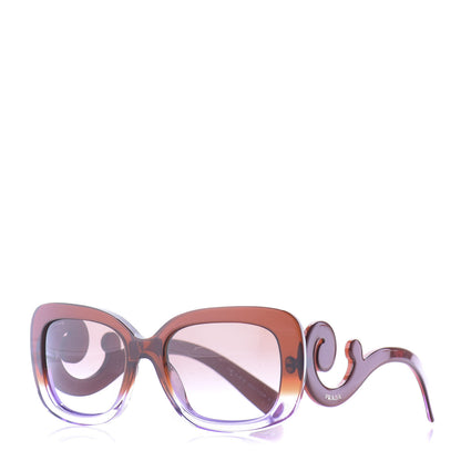 Prada Acetate Baroque Sunglasses SPR 27O Purple Havana 1 of 9