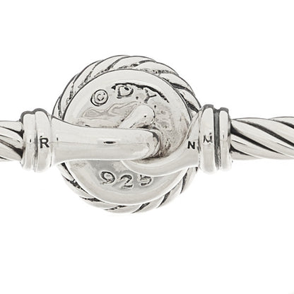 David Yurman Sterling Silver Pearl 3mm Chatelaine Bracelet 3 of 3