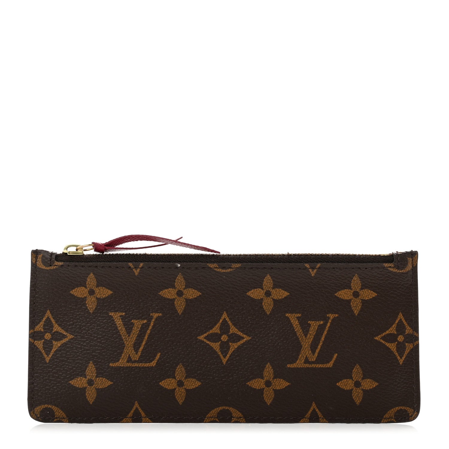 Louis Vuitton Monogram Felicie Chain Wallet Zippered Insert Fuchsia 1 of 8