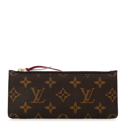 Louis Vuitton Monogram Felicie Chain Wallet Zippered Insert Fuchsia 1 of 8